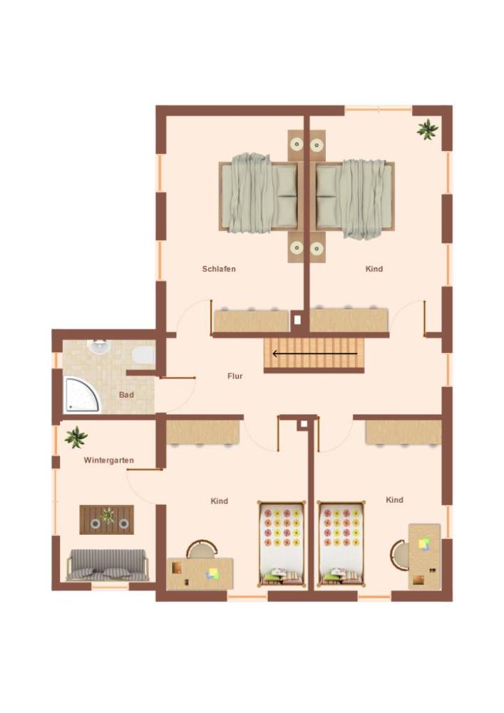 Ehemaliges Bauernhaus mit Nebengebäuden ***VERKAUFT*** - Skizze Grundriss Obergeschoss